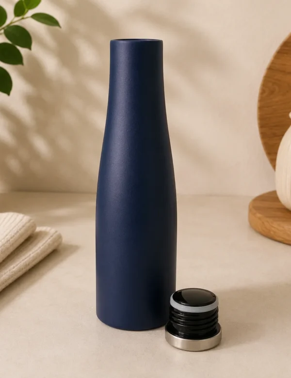 Premium Navy Blue Vacuum Insulated Bottle (Available in 3-4 colours)